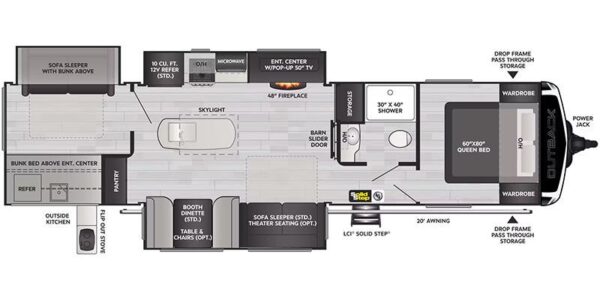 KEYSTONE OUTBACK 340BH 2025 - Image 28