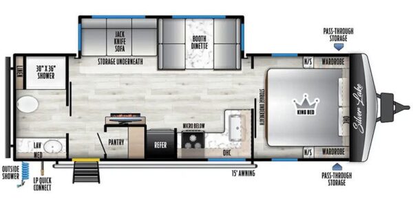 FOREST RIVER SILVER LAKE 2600RB 2025 - Image 22