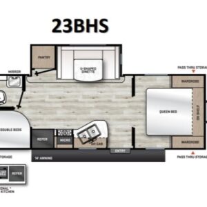 FOREST RIVER AURORA LIGHT 23BHS 2026